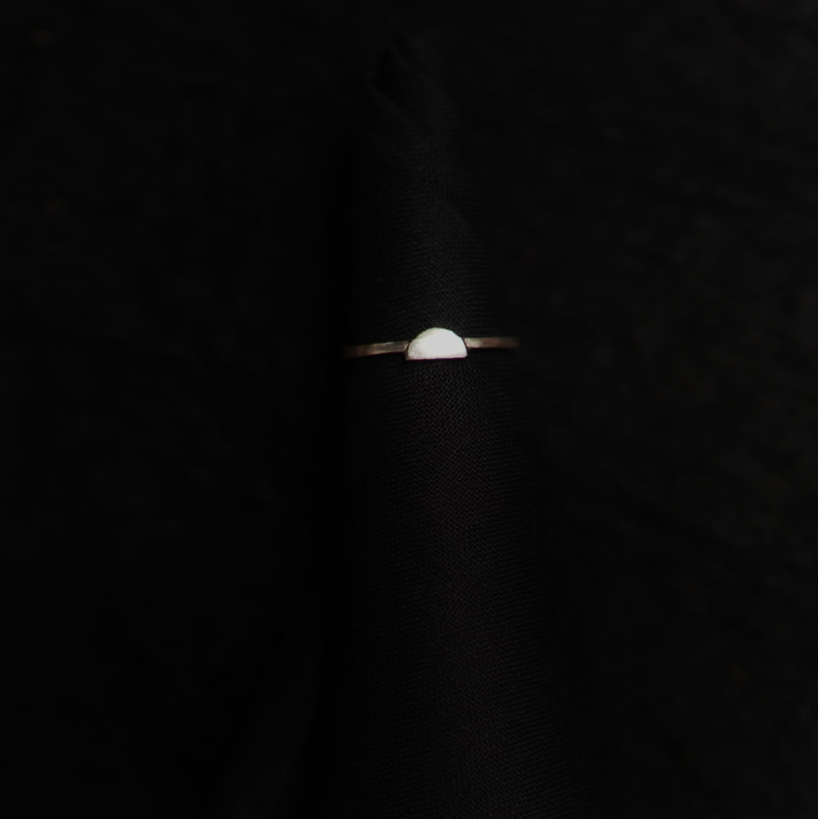 Quarter Moon Ring-S/M - Quirksmith