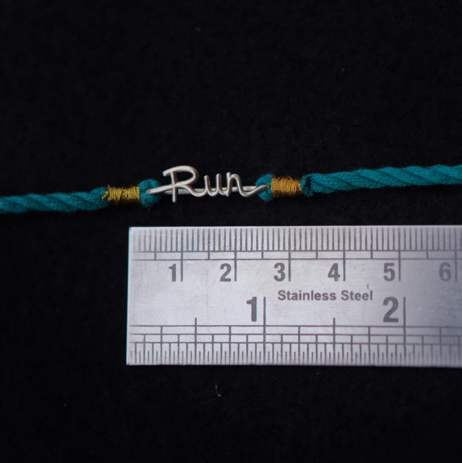 Run Silver Watch charm Rakhi - Quirksmith