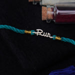 Run Silver Watch charm Rakhi - Quirksmith