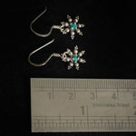 Saanjh Turquoise Dangle Earrings - Quirksmith