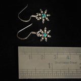 Saanjh Turquoise Dangle Earrings - Quirksmith