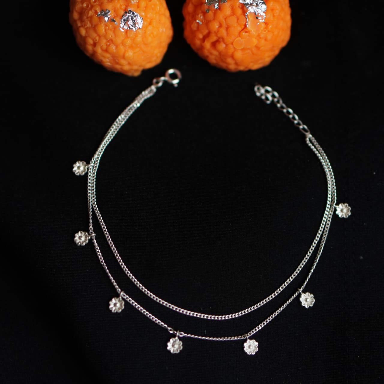 Shiuli Double Chain Anklet - Single Piece - Quirksmith