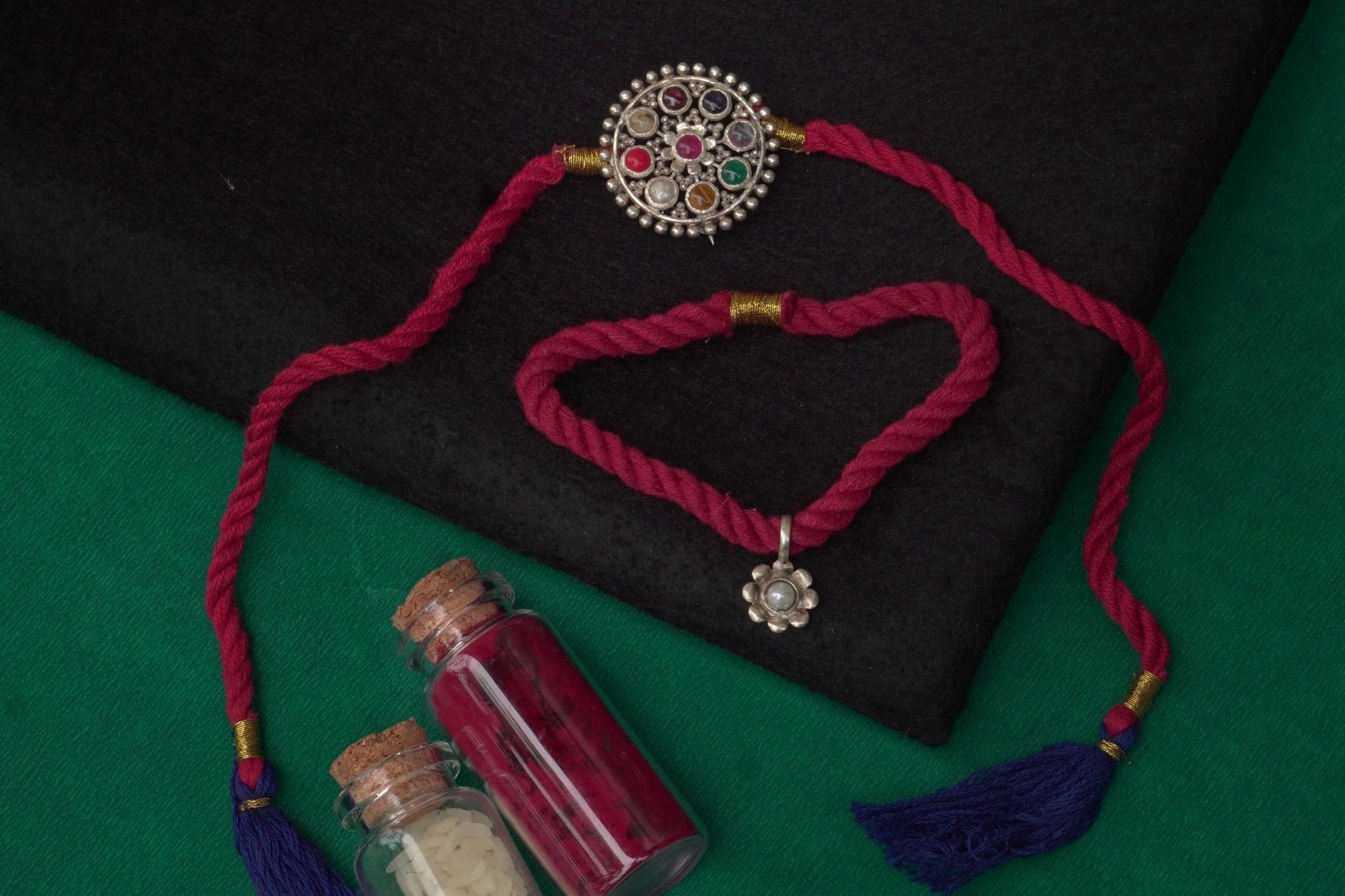 Shubho Shubho Rakhi and Lumba Set - Quirksmith