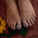Simple Spiral Big Toe Ring - Single Piece - Quirksmith