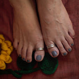 Simple Spiral Big Toe Ring - Single Piece - Quirksmith