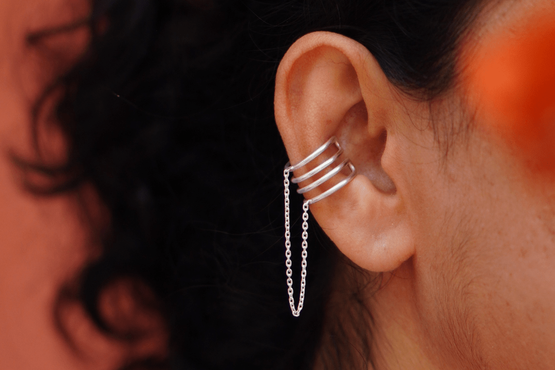 Spiral Drop Earclip - Quirksmith