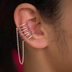 Spiral Drop Earclip - Quirksmith