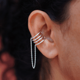 Spiral Drop Earclip - Quirksmith