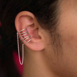 Spiral Drop Earclip - Quirksmith