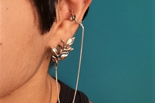Spring Climber Earrings - Single - Left - Quirksmith