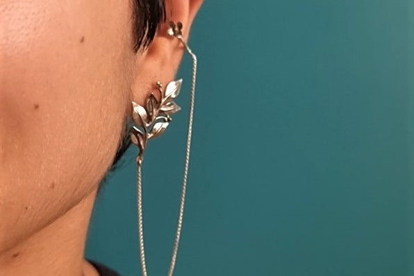 Spring Climber Earrings - Single - Left - Quirksmith
