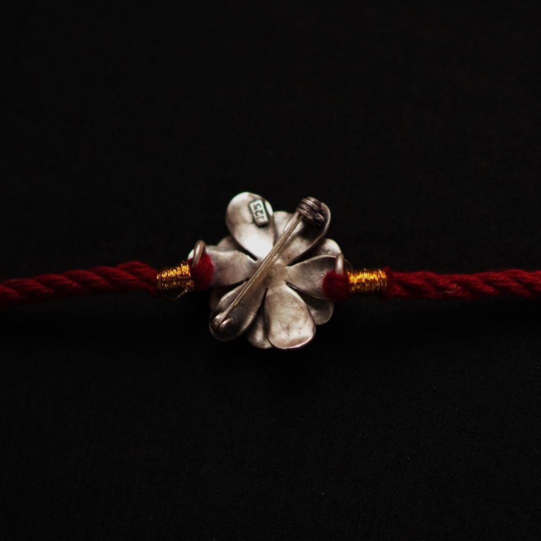 Spring Floral Brooch Rakhi - Rakhi - Quirksmith