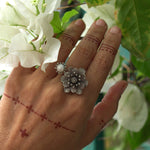 Spring Floral Ring with Pearl - Quirksmith