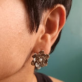 Spring Floral Studs with Pearl - Quirksmith