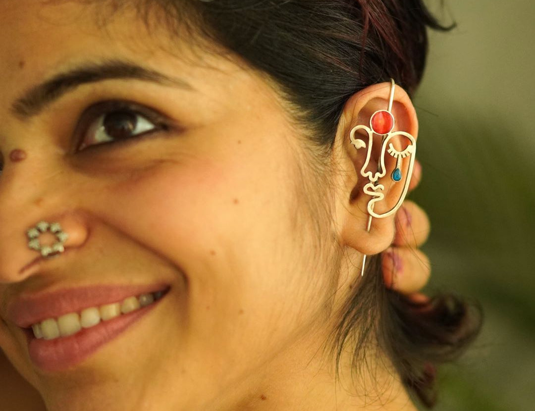 Sumukhi Teeli Earcuff - Single Piece - Quirksmith