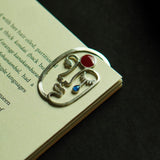 Quirksmith's Sumukhi Bookmark: A handcrafted delight in 92.5 Silver, perfect for gifts for females, couple gifts.