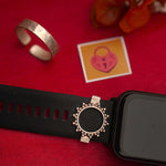 Sun Shine Gift Set - Sun Watch Charm Small+Hammered Big Toe Ring Pair - Quirksmith