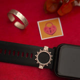 Sun Shine Gift Set - Sun Watch Charm Small+Hammered Big Toe Ring Pair - Quirksmith