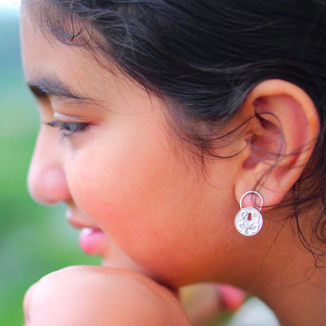 Taala Chaabi Studs - Set of Taala and Chaabi - Quirksmith