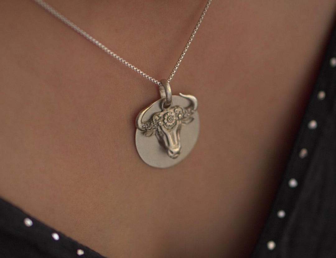 Taurus Pendant - Without chain - Quirksmith