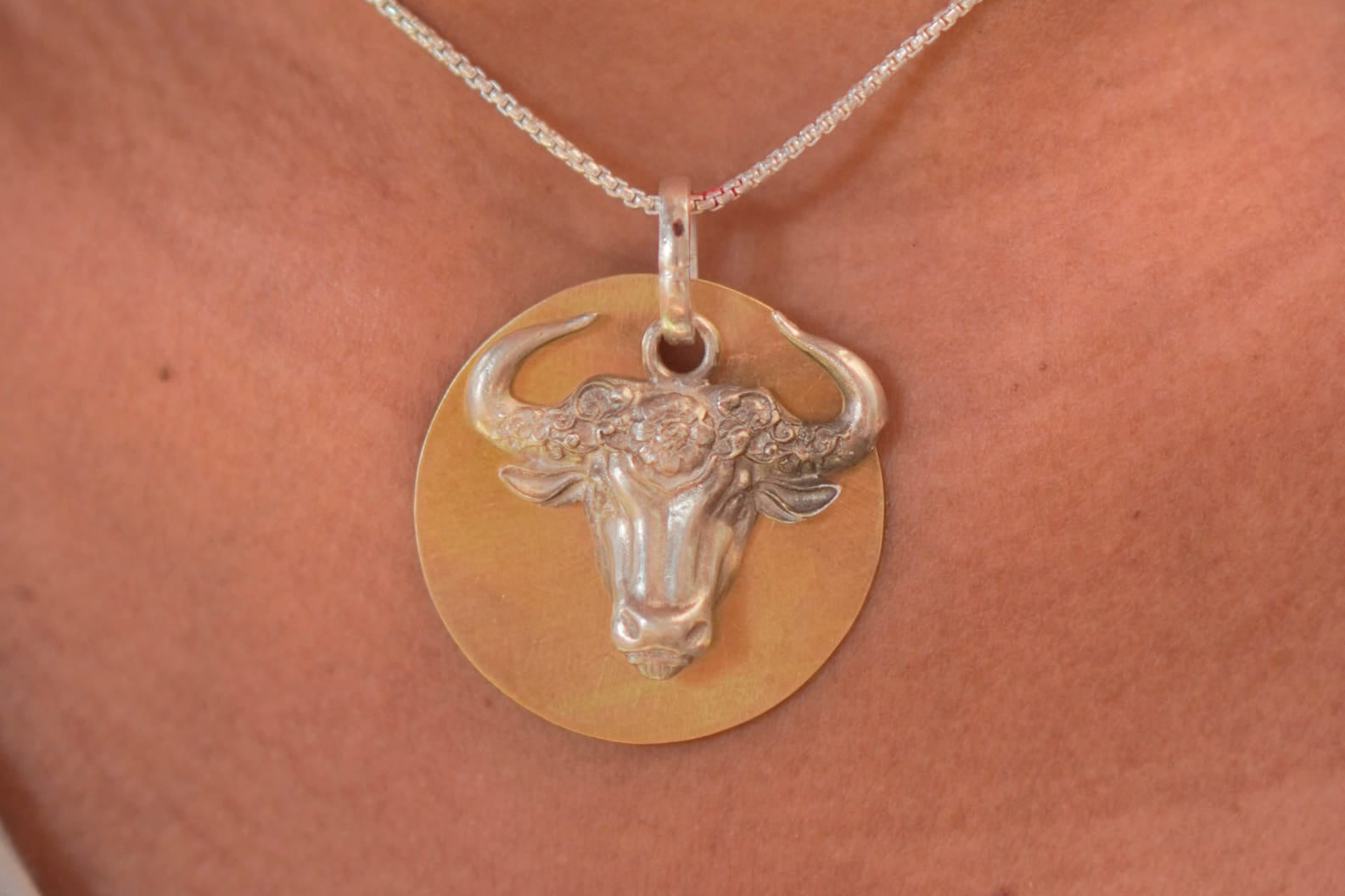 Taurus Pendant - Without Chain - Quirksmith