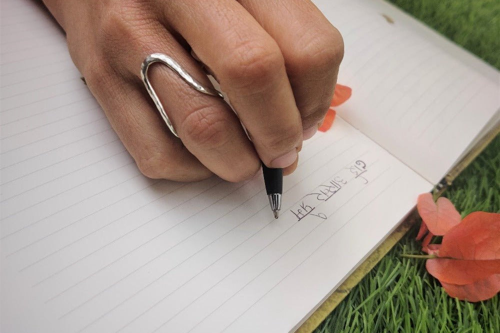 Quirksmith Textured Heirloom Ring – Contemporary Elegance in