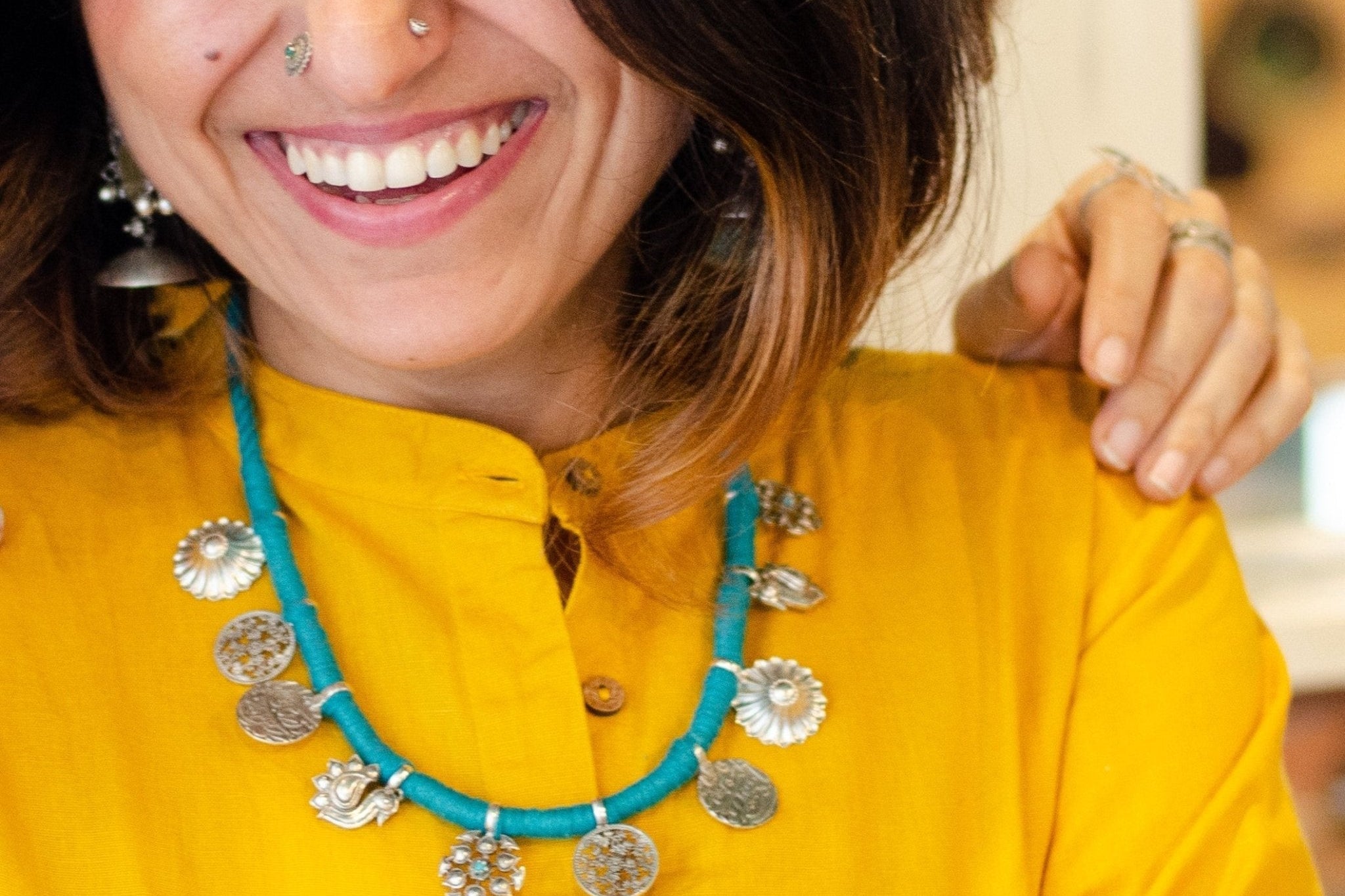 The Life Necklace - Turquoise - Quirksmith