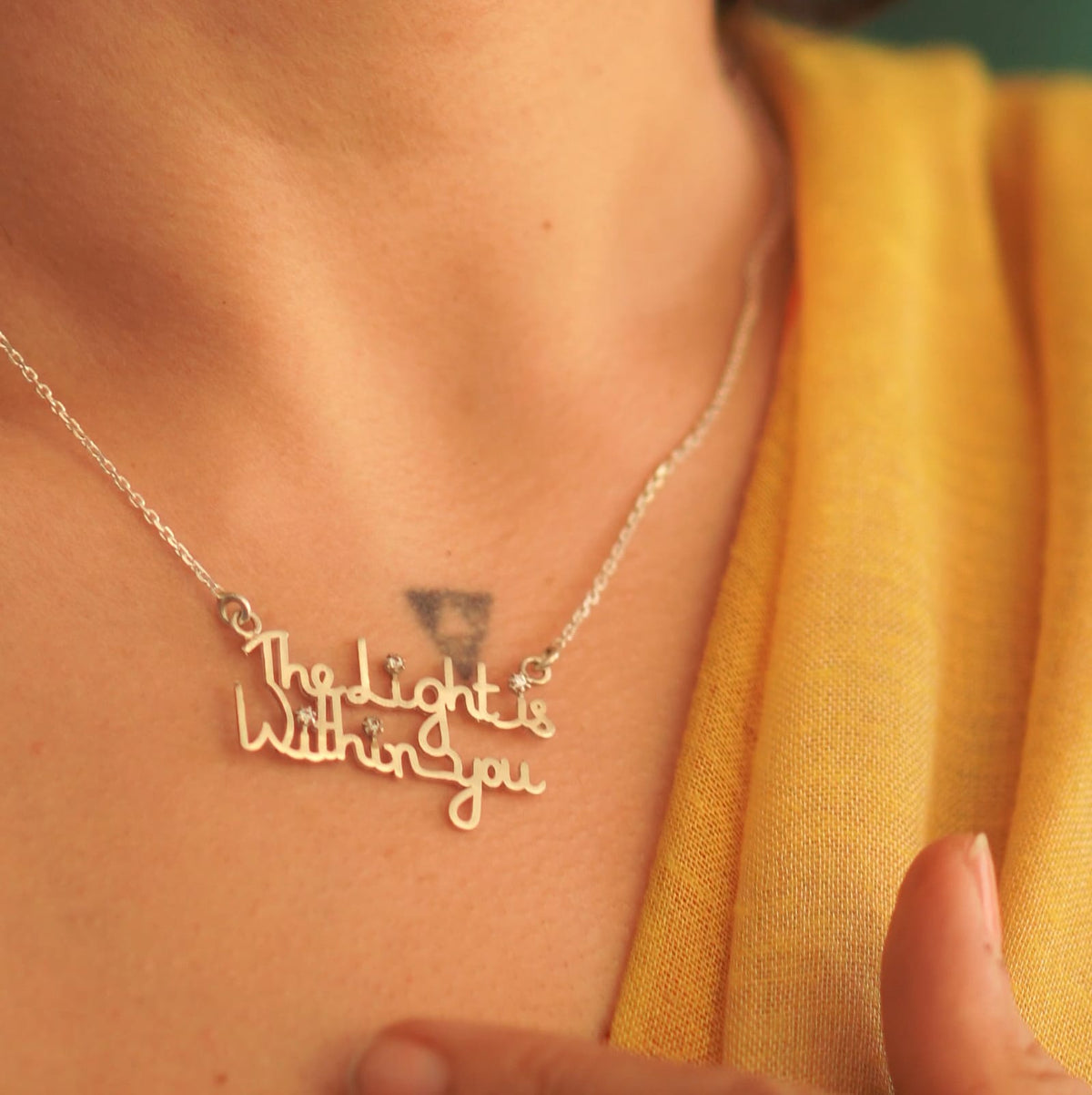 The Light Is Within You Necklace - Quirksmith