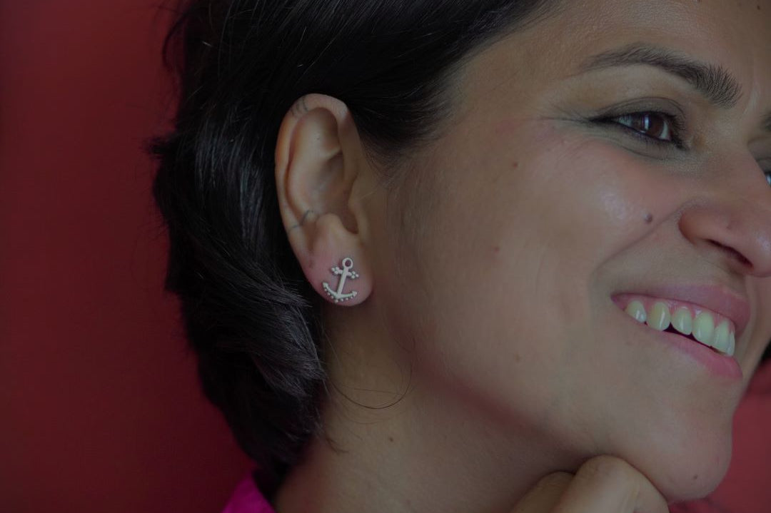 Tiny Anchor Studs - Quirksmith