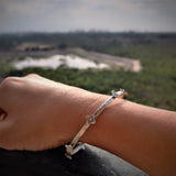 Tiny Flower Bangle - Single - Quirksmith