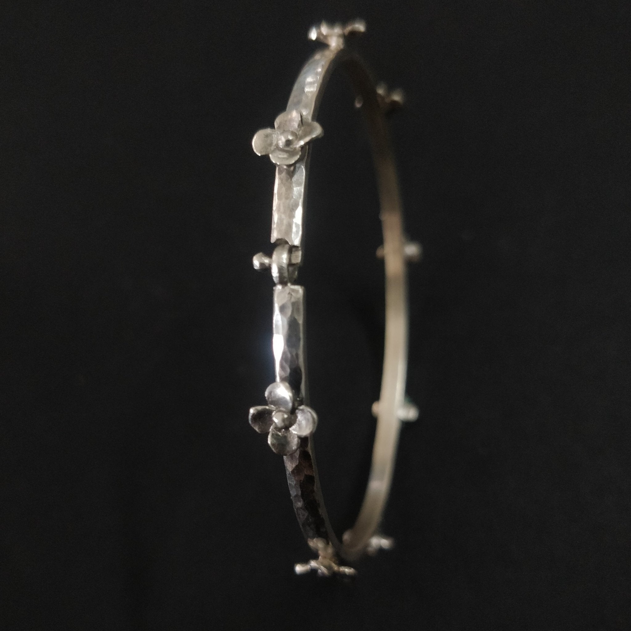 Tiny Flower Bangle - Single - Quirksmith