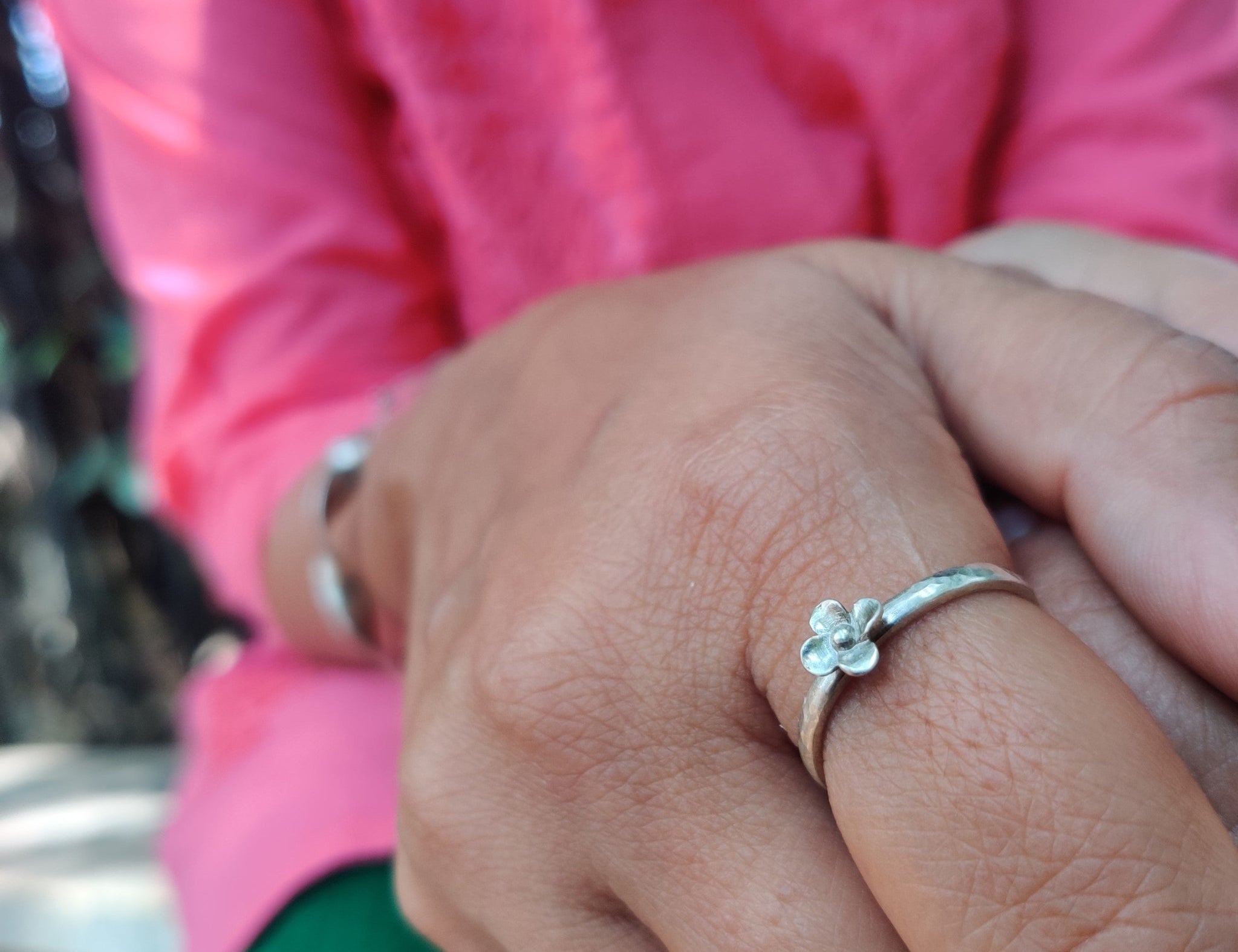 Tiny Flower Finger Ring - Quirksmith