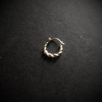 Tiny Twisted Nosering/Septum Ring - Wire - Quirksmith