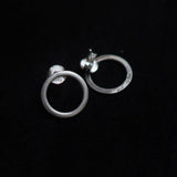 Trajva Taal Studs-Hollow Circle Studs - Quirksmith