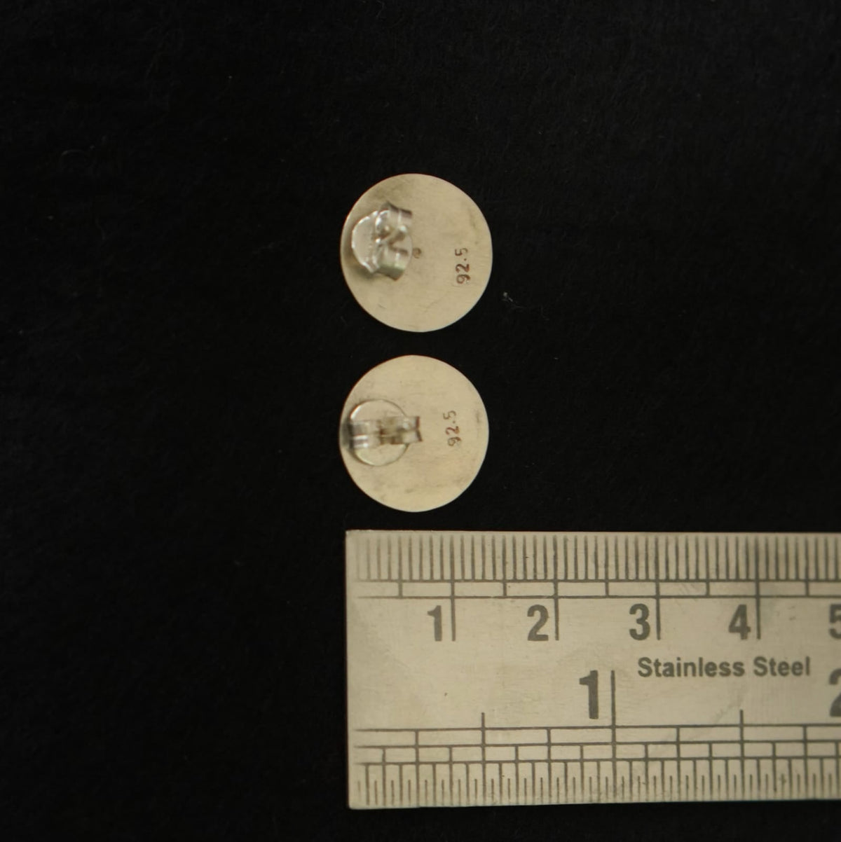 Trajva Taal Studs-Solid & Hollow Circle Pair - Quirksmith