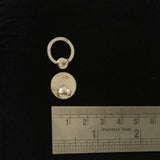 Trajva Taal Studs-Solid & Hollow Circle Pair - Quirksmith