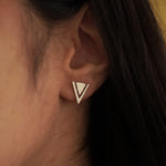 Trajva Trikone Studs - Quirksmith