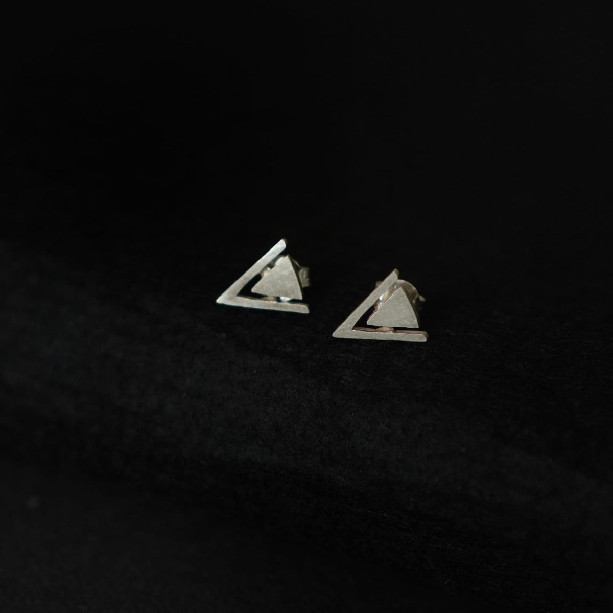 Trajva Trikone Studs - Quirksmith