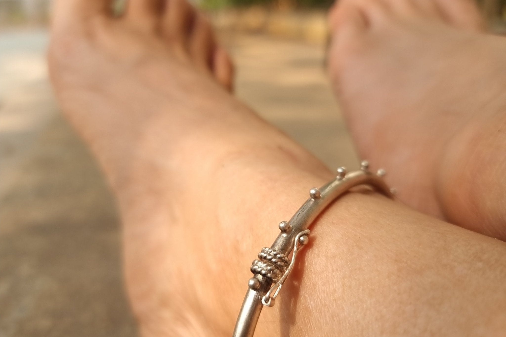 Tribal Anklet Kada - Single Piece - Quirksmith