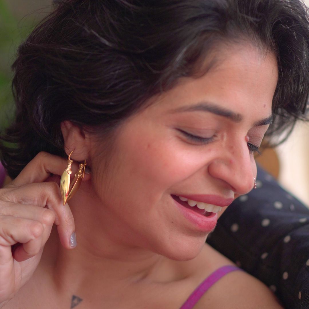 Tribal Edge Hoops - Quirksmith