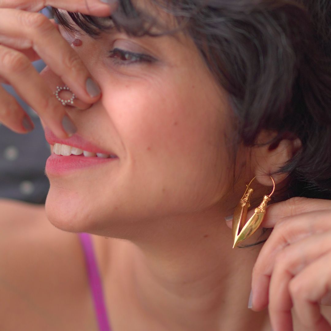 Tribal Edge Hoops - Quirksmith