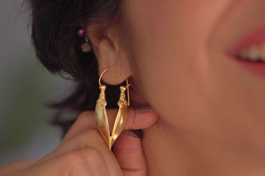 Tribal Edge Hoops - Quirksmith