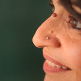 Tridot Nosepin Stud - Wire - Quirksmith