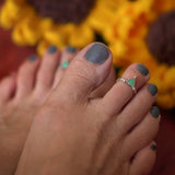 Trikone Toe Ring - Single Piece - Quirksmith