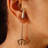 Trishul Earrings - Single Piece - Quirksmith