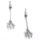 Trishul Earrings - Single Piece - Quirksmith