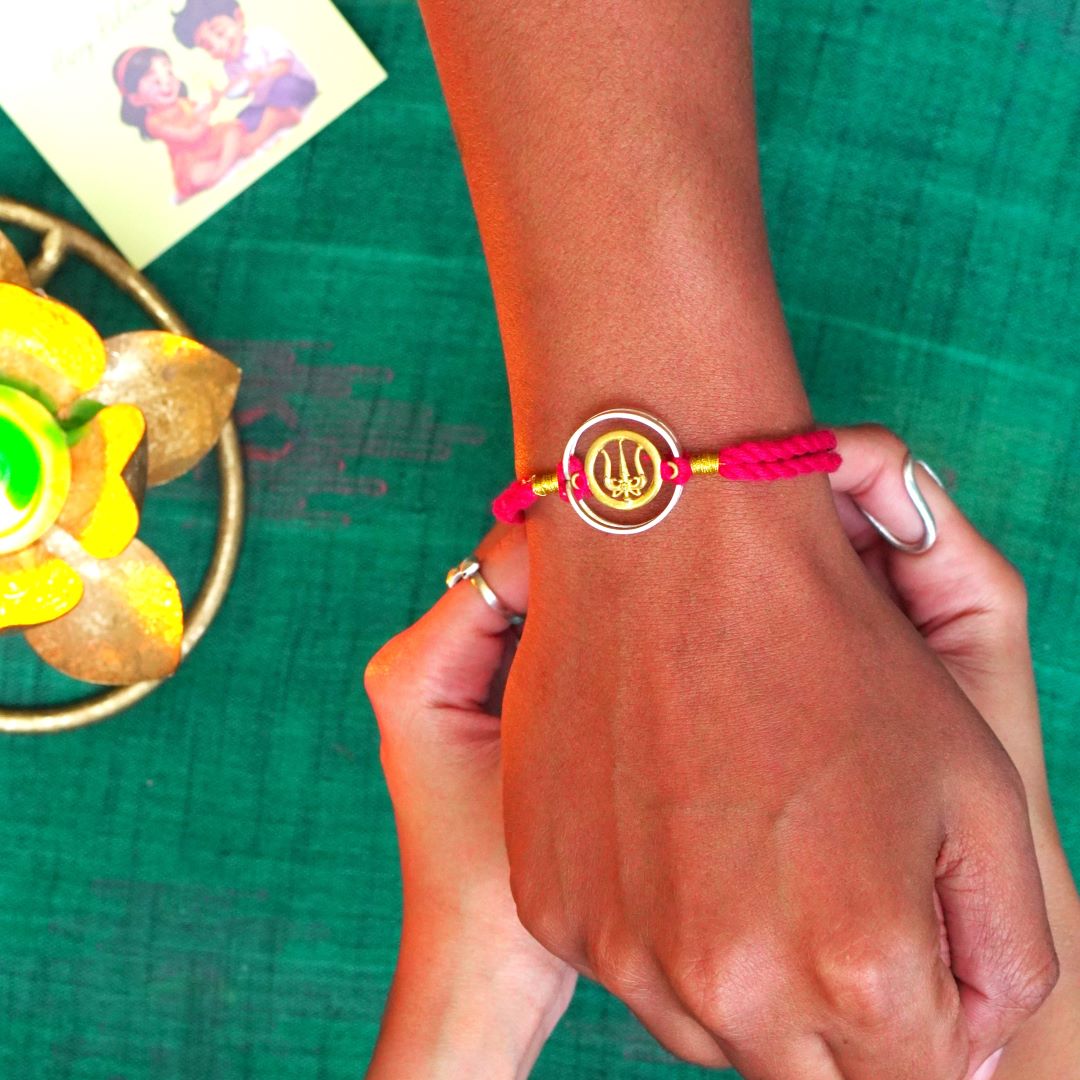 Trishul Ring Rakhi - Quirksmith