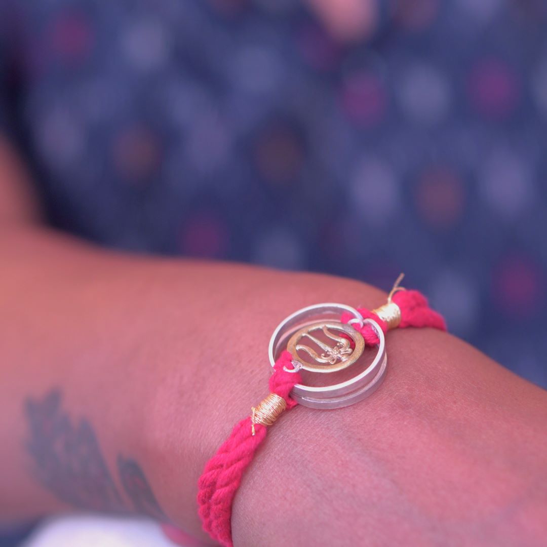 Trishul Ring Rakhi - Quirksmith