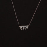 Tu Jhoom Necklace (Silver) - Quirksmith