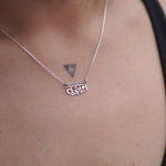 Tu Jhoom Necklace (Silver) - Quirksmith